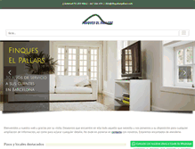 Tablet Screenshot of finqueselpallars.com